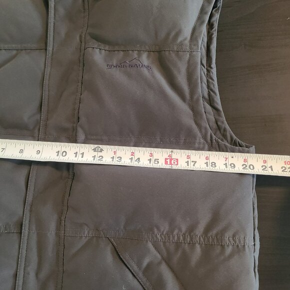 Eddie Bauer Mens EB650 Goose Down Puffer Vest S Green Gorpcore Outdoor Hiking - Picture 6 of 9